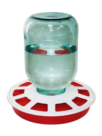 Поилка-кормушка для птиц РЯБА под бутылку ПЭТ 5 л пластиковая